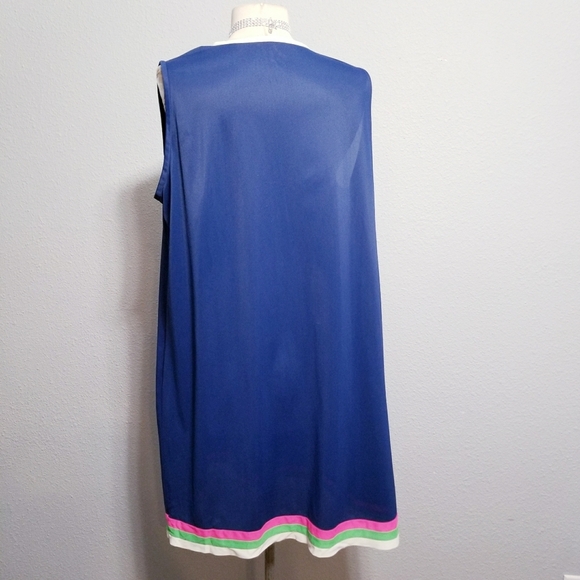 Vintage 70's 80's retro nylon mod style nightgown pajamas LARGE - Picture 6 of 6